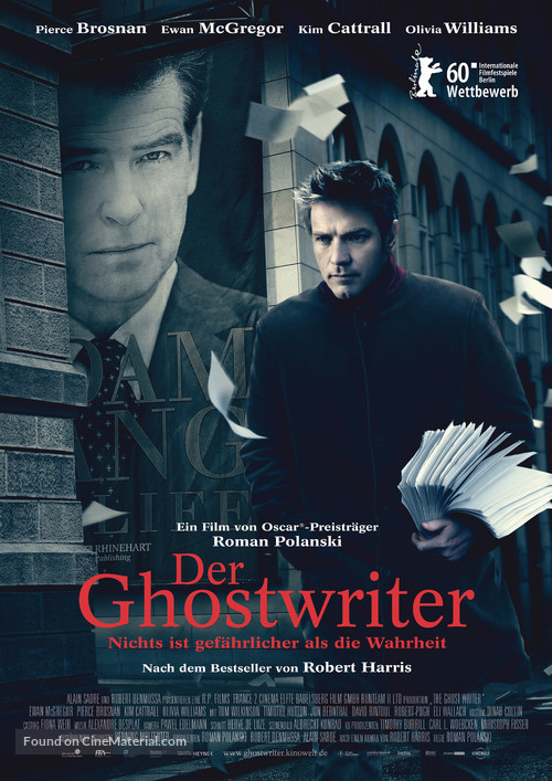 The Ghost Writer - German Movie Poster