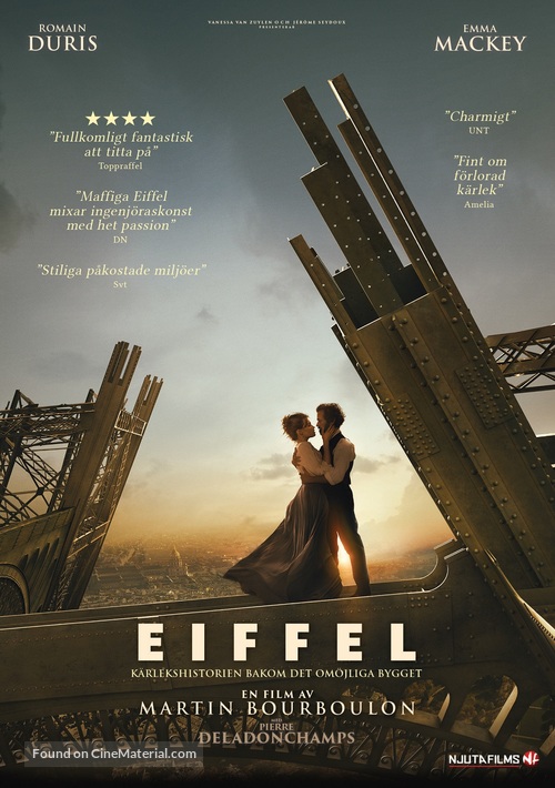 Eiffel - Swedish DVD movie cover