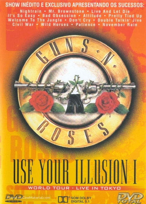 Guns N&#039; Roses: Use Your Illusion I - Brazilian Movie Cover