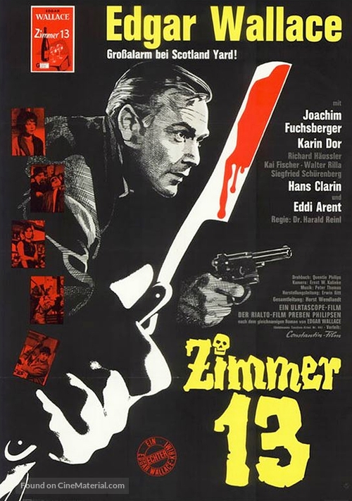 Zimmer 13 - German Movie Poster