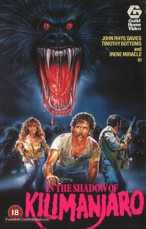 In the Shadow of Kilimanjaro - British VHS movie cover