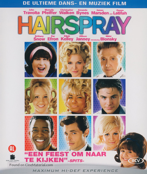 Hairspray - Dutch Blu-Ray movie cover