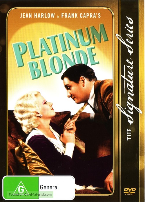 Platinum Blonde - Australian DVD movie cover