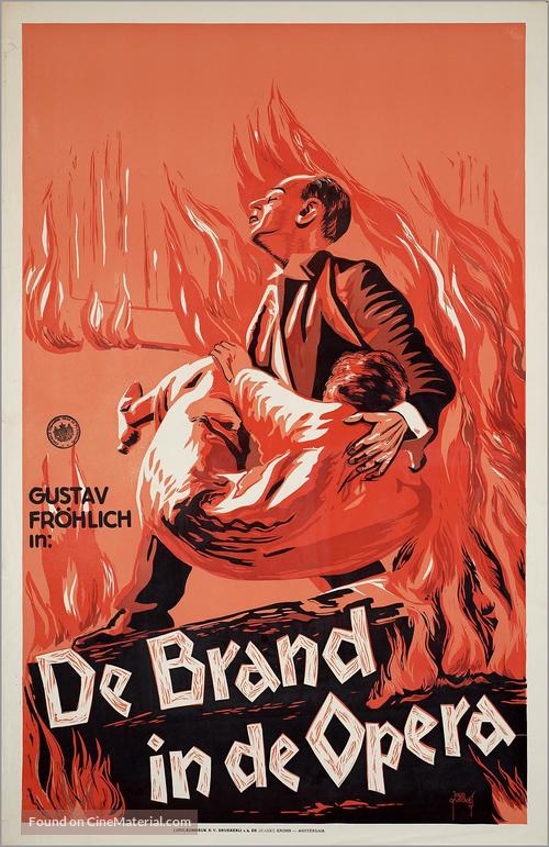 Brand in der Oper - Dutch Movie Poster