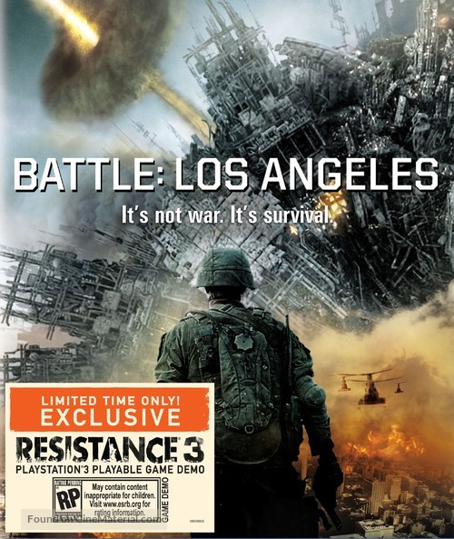 Battle: Los Angeles - Blu-Ray movie cover
