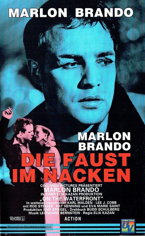 On the Waterfront - German VHS movie cover
