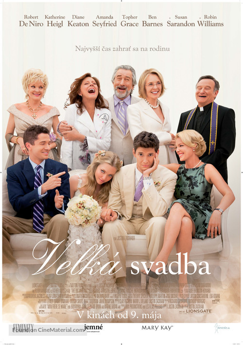 The Big Wedding - Slovak Movie Poster