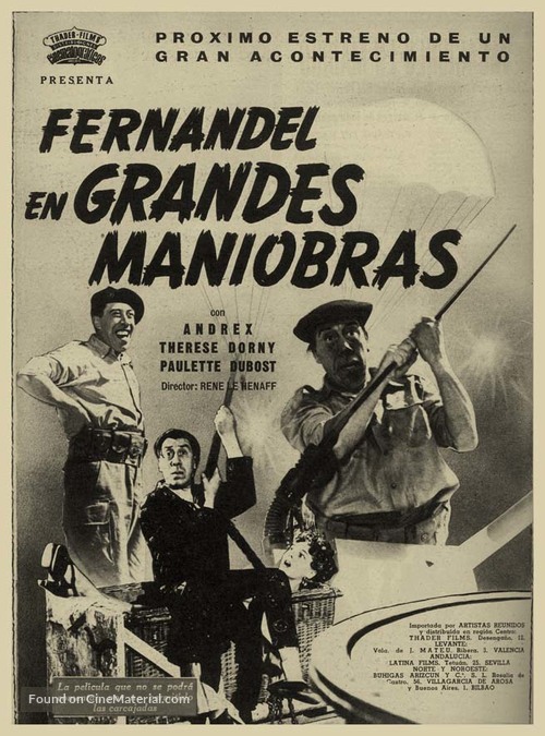 Uniformes et grandes manoeuvres - Spanish poster
