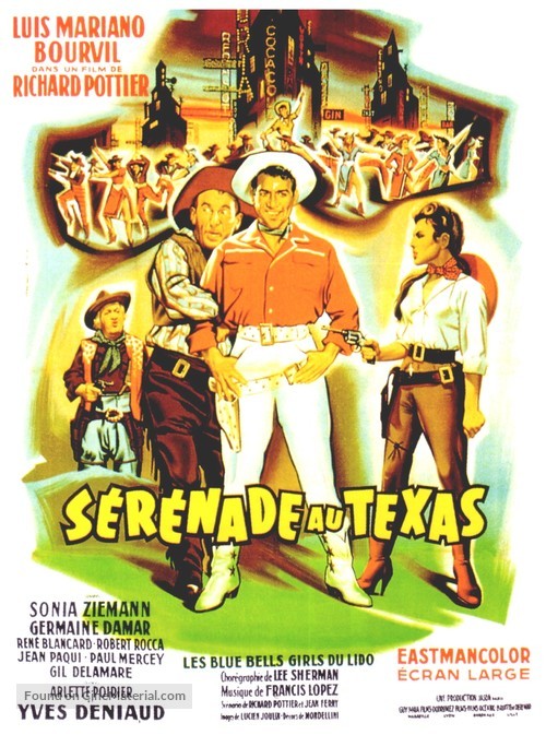 S&eacute;r&eacute;nade au Texas - French Movie Poster