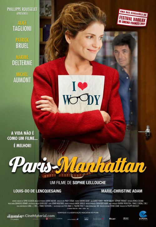 Paris Manhattan - Brazilian Movie Poster
