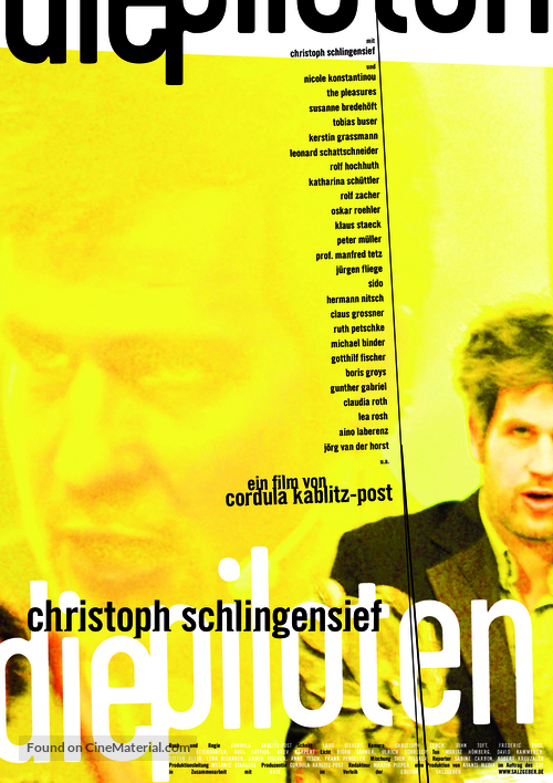 Christoph Schlingensief - Die Piloten - German Movie Poster