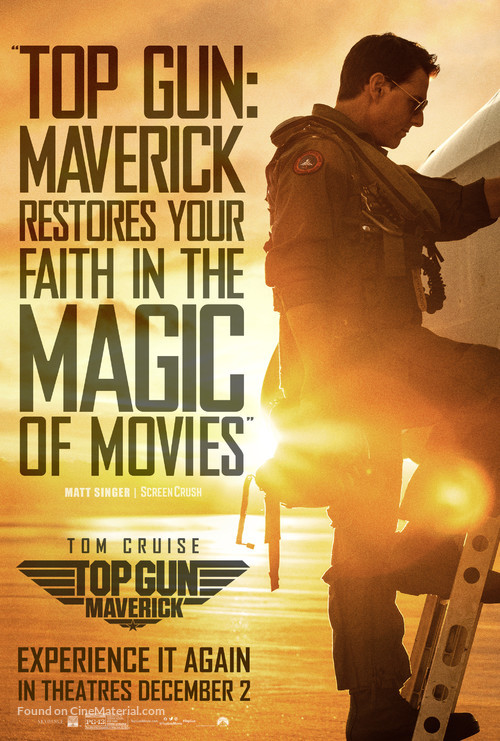 Top Gun: Maverick - Re-release movie poster