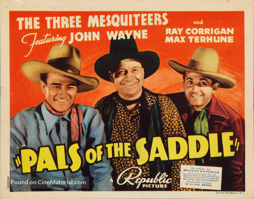 Pals of the Saddle - Movie Poster