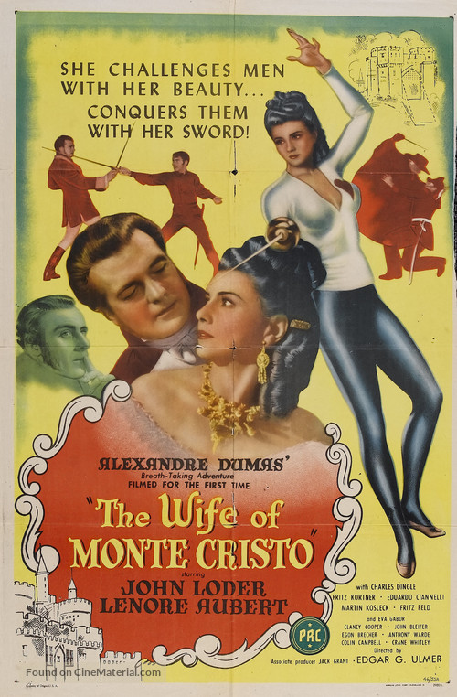 The Wife of Monte Cristo - Movie Poster