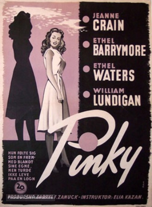 Pinky - Danish Movie Poster