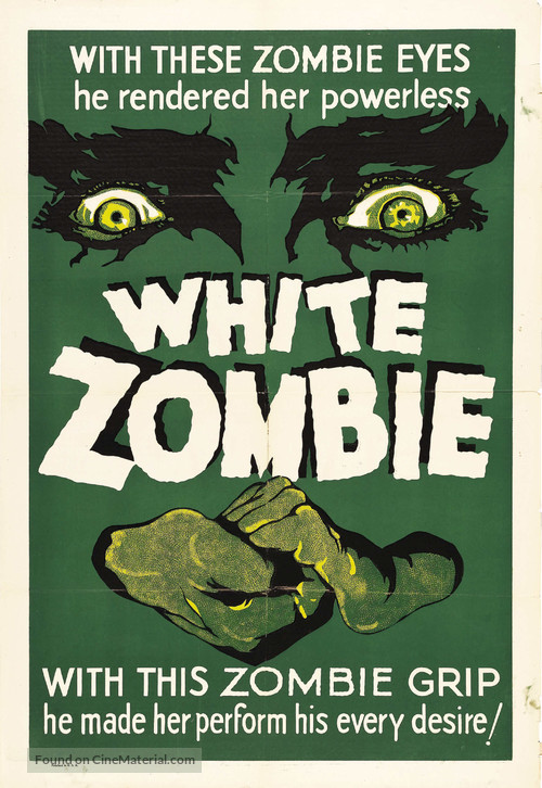 White Zombie - Re-release movie poster