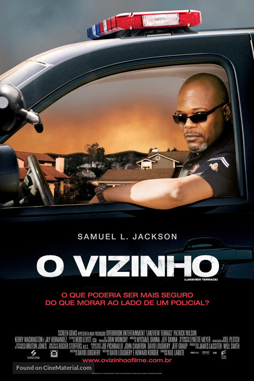 Lakeview Terrace - Brazilian Movie Poster