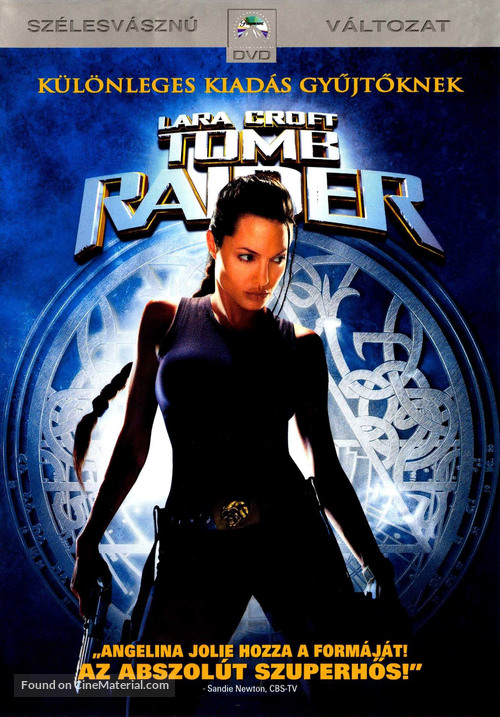 Lara Croft: Tomb Raider - Hungarian DVD movie cover