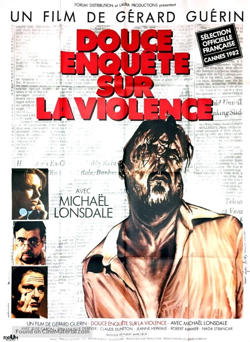 Douce enqu&ecirc;te sur la violence - French Movie Poster