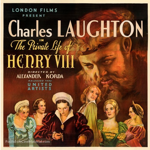 The Private Life of Henry VIII. - Theatrical movie poster