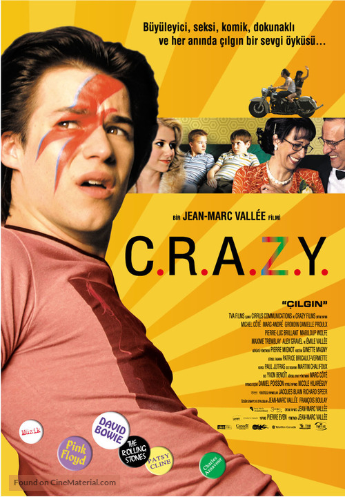 C.R.A.Z.Y. - Turkish Movie Poster