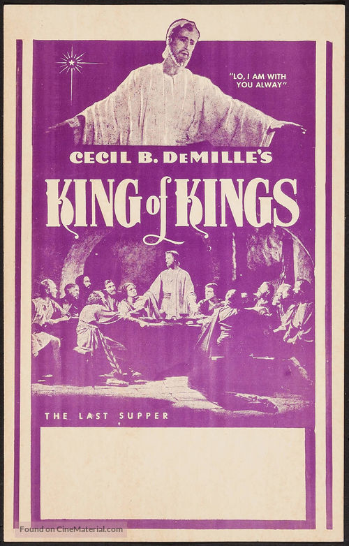 The King of Kings - Movie Poster