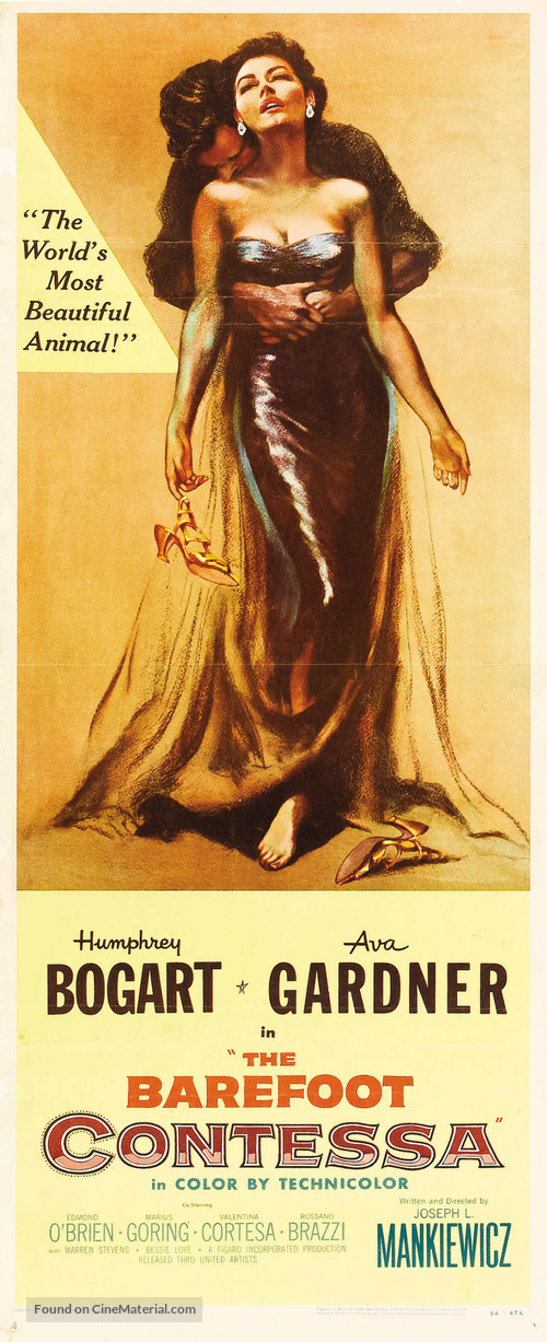 The Barefoot Contessa - Theatrical movie poster
