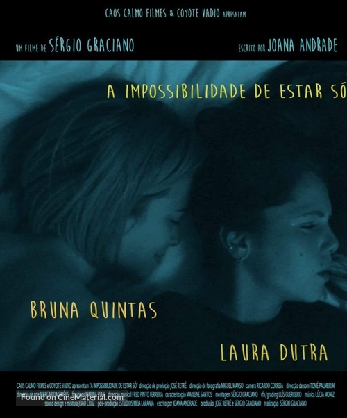 A Impossibilliade de Estar S&oacute; - Portuguese Movie Poster