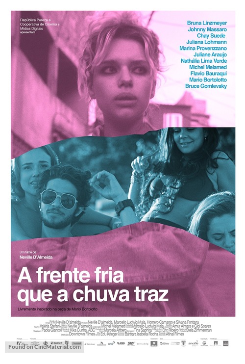 A Frente Fria que a Chuva Traz - Brazilian Movie Poster