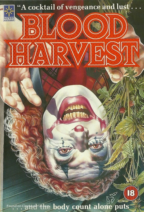 Blood Harvest - British DVD movie cover