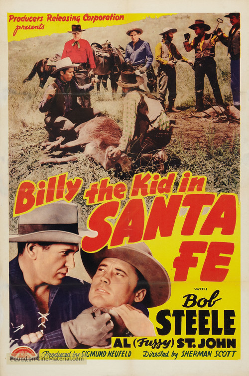 Billy the Kid in Santa Fe - Movie Poster