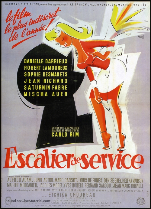 Escalier de service - French Movie Poster