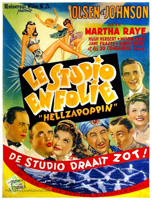 Hellzapoppin - Belgian Movie Poster