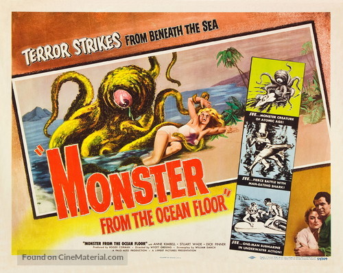 Monster from the Ocean Floor - Movie Poster