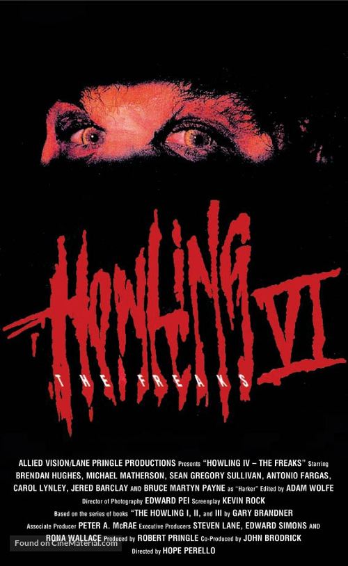 Howling VI: The Freaks - VHS movie cover