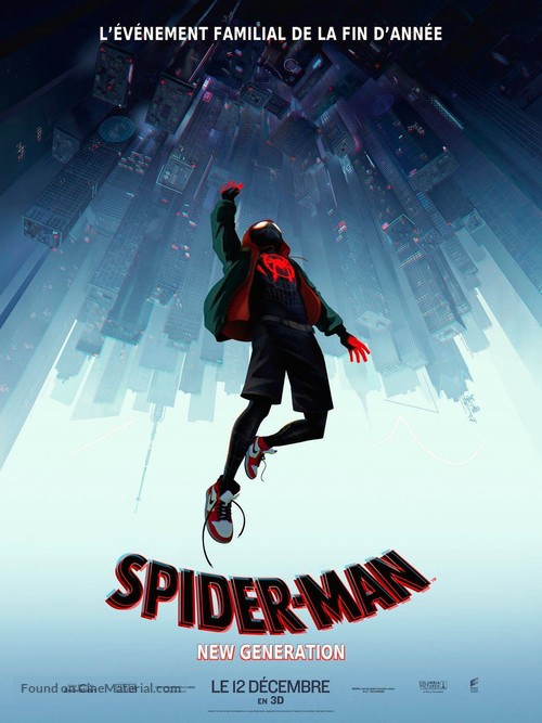 Spider-Man: Into the Spider-Verse - French Movie Poster