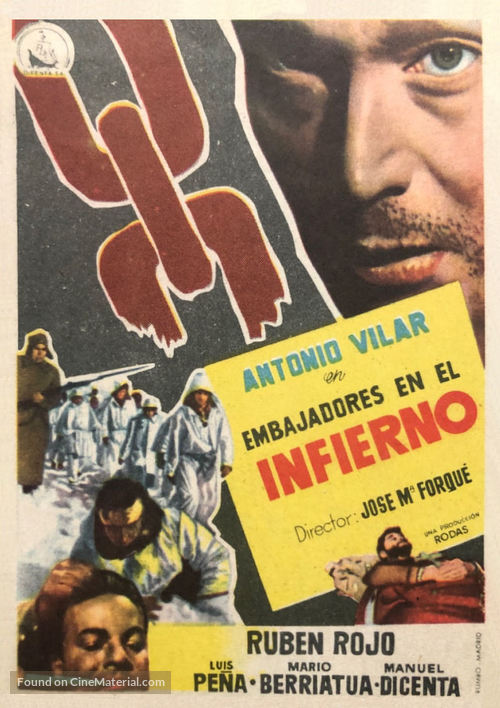 Embajadores en el infierno - Spanish Movie Poster