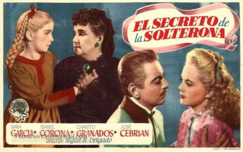 El secreto de la solterona - Spanish Movie Poster