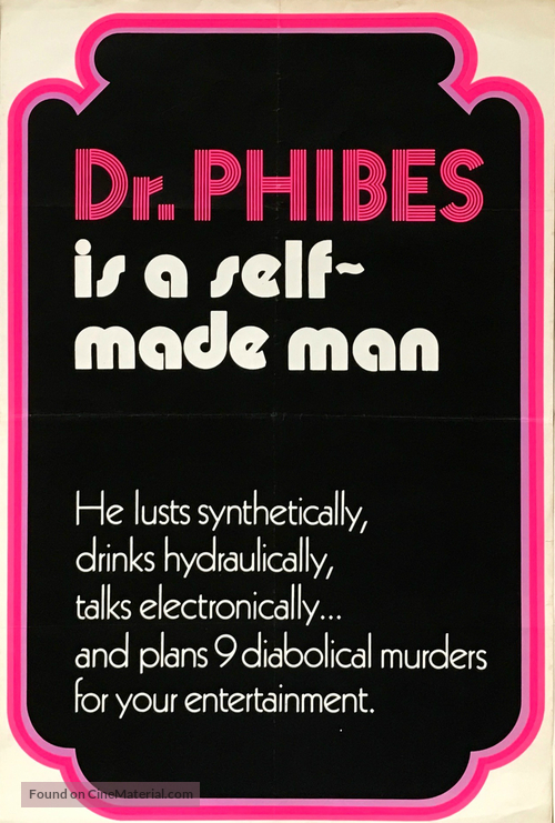 The Abominable Dr. Phibes - British Movie Poster