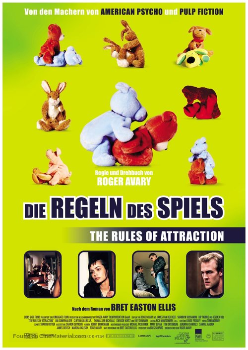 The Rules of Attraction - German Movie Poster