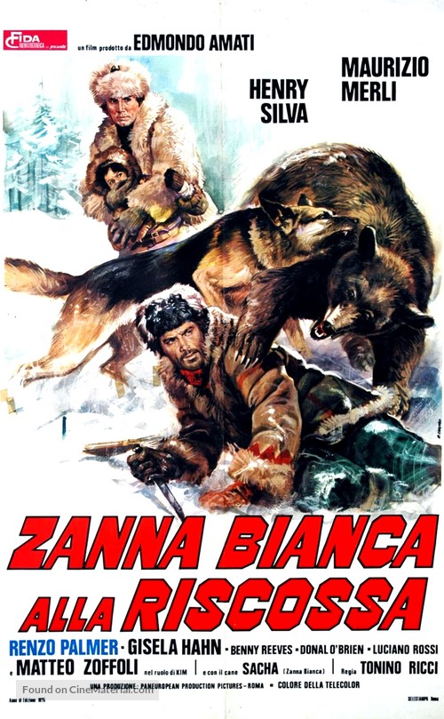 Zanna Bianca alla riscossa - Italian Movie Poster