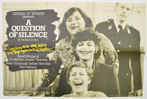 Stilte rond Christine M., De - British Movie Poster