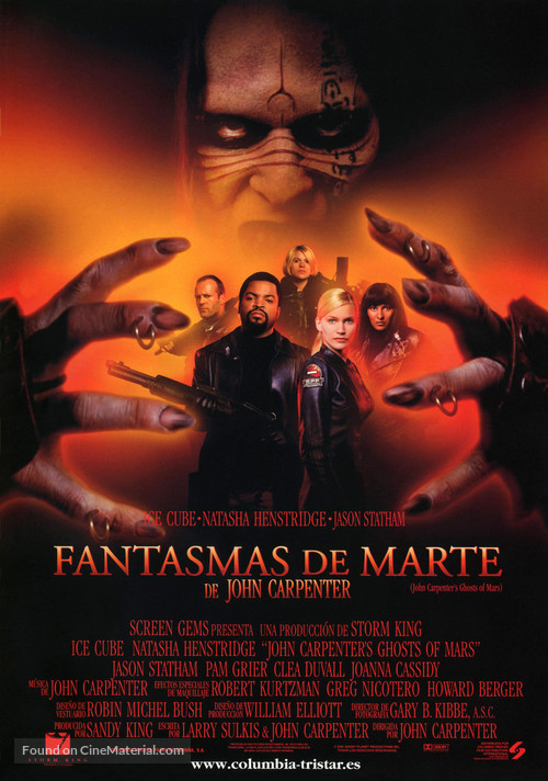 Ghosts Of Mars - Spanish Movie Poster