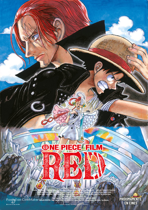 One Piece Film: Red - Spanish Movie Poster