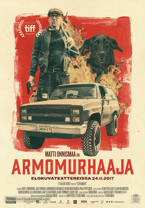 Armomurhaaja - Finnish Movie Poster