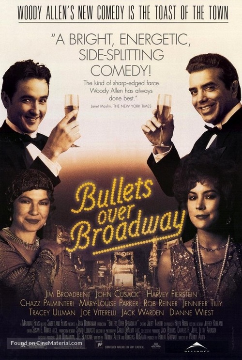Bullets Over Broadway - Canadian Movie Poster