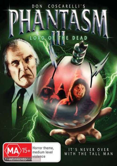 Phantasm III: Lord of the Dead - Australian DVD movie cover