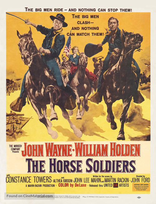 The Horse Soldiers - Movie Poster