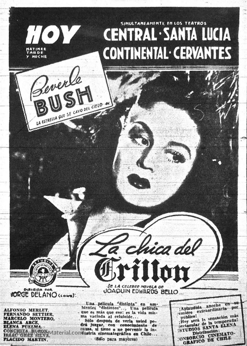 La chica del Crill&oacute;n - Chilean poster