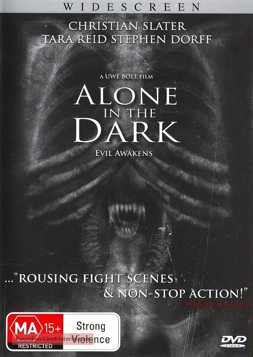 Alone in the Dark - Australian Movie Cover